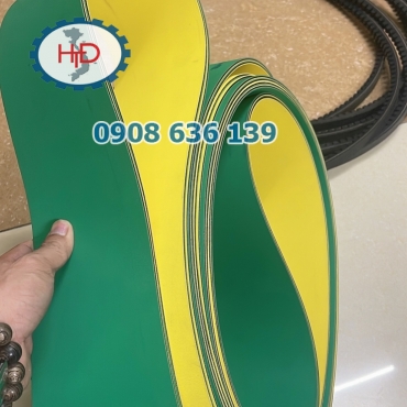 Dây đai Xanh vàng 3mm-120mm x 6500mm