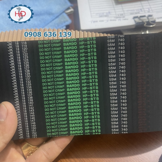 Dây Curoa Bando HP-S5M-740