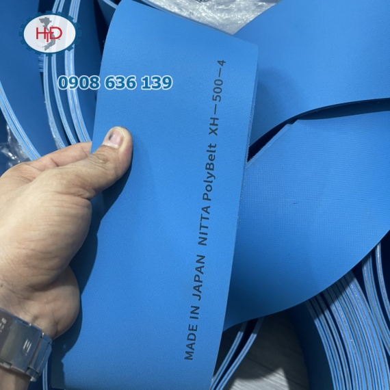 Dây Đai Dẹt Nitta Japan xanh dương XH500-3, XH500-4, XH500-5, XH500-6